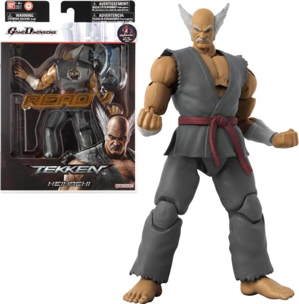 3296580406722 | P/N: 40672 | Cod. Artículo: MGS0000020408 Figura bandai game dimensions tekken heihachi