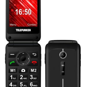 7640256380438 | P/N: TF-GSM-430-BK | Cod. Artículo: DSP0000018374 Telefono movil telefunken s430 senior phone - 2.8pulgadas - negro