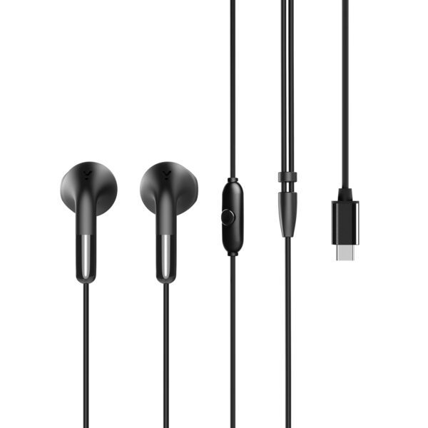 Auriculares muvit e58 usb tipo c negro - Imagen 4