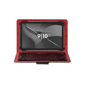 8436043203092 | P/N:  | Cod. Artículo: PHKEYBTCASE9-10+ Funda universal phoenix para tablet hasta 10 pulgadas universal teclado bluetooth roja