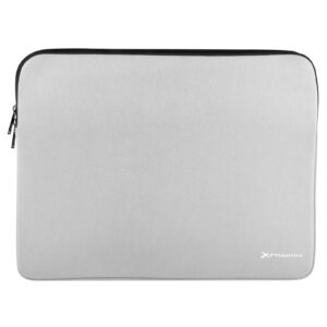 8436583235768 | P/N: PHBASICS14G | Cod. Artículo: DSP0000009921 Funda de neopreno phoenix para tablet o portátil 14pulgadas interior terciopelo gris