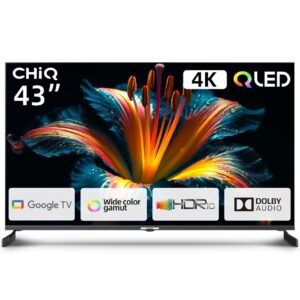 8592344204401 | P/N: U43QM8V | Cod. Artículo: MGS0000018257 Tv chiq 43pulgadas qled u43qm8v 3840 x 2160 google tv hdmi usb