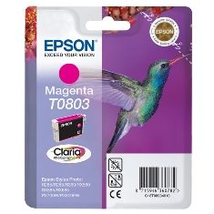 8715946494135 | P/N: C13T08034011 | Cod. Artículo: T08034 Cartucho tinta epson t0803 magenta 7.4ml stylus photo r265 -  285 -  360 -  rx560 -  585 -  685 -  colibri