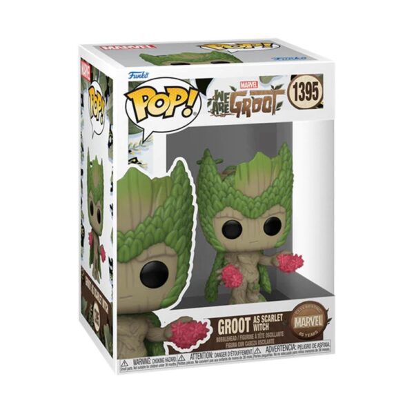 Funko pop marvel: we are groot groot como bruja escarlata 79518 - Imagen 2