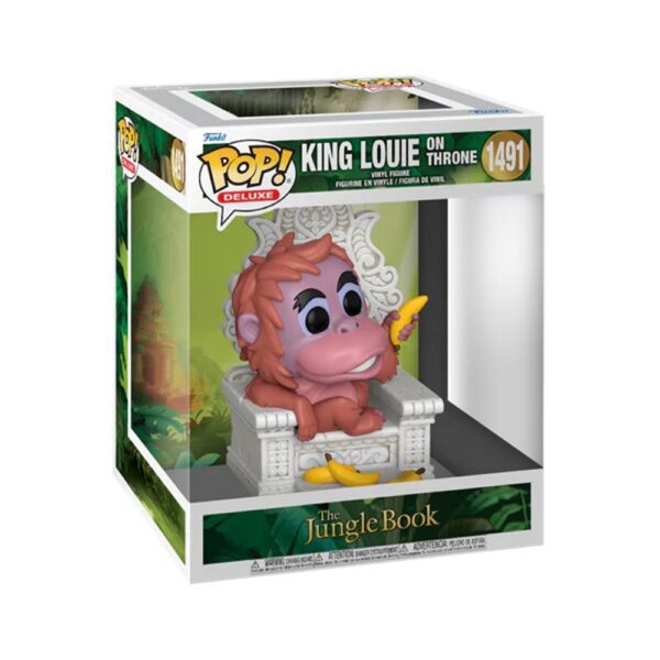 Funko pop disney el libro de la selva rey louie en trono 80785 - Imagen 2