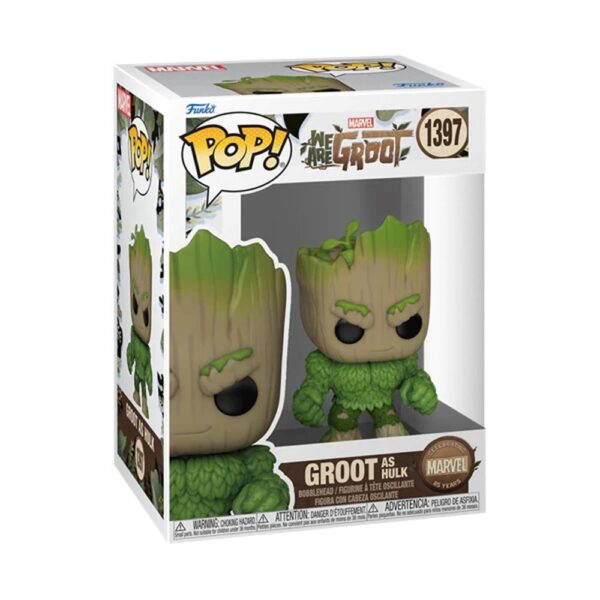 Funko pop marvel: we are groot groot como hulk 81338 - Imagen 2