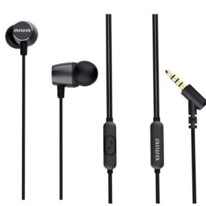 Auriculares Intrauditivos Aiwa ESTM-30BK/ con Micrófono/ Jack 3.5/ Negro 8435256900330 ESTM-30BK AIW-AUR ESTM-30BK