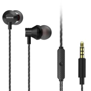 Auriculares Intrauditivos Aiwa ESTM-50BK/ con Micrófono/ Jack 3.5/ Negro 8435256897166 ESTM-50BK AIW-AUR ESTM-50BK