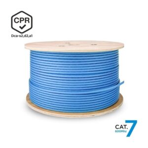 Bobina de Cable RJ45 SFTP AWG23 LSZH CPR Dca Aisens A146-0665 Cat.7/ 305m/ Azul 8436574707809 A146-0665 AIS-CAB A146-0665