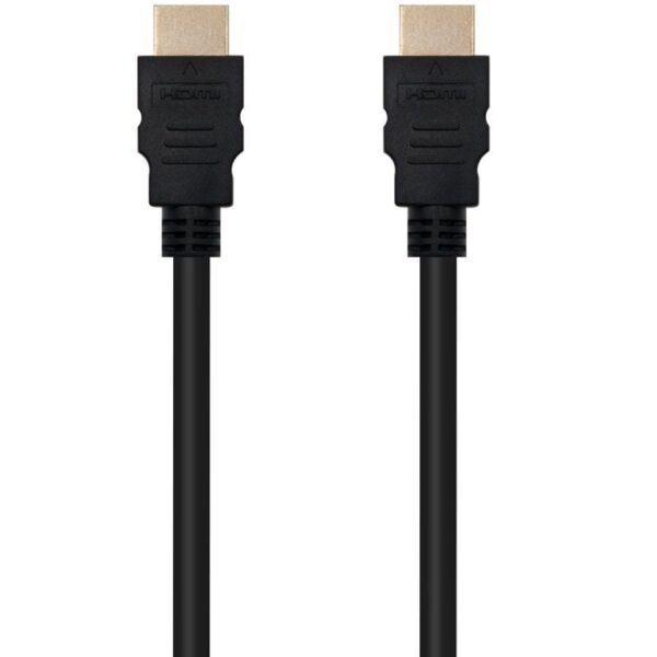 Cable HDMI 2.0 4K Nanocable 10.15.3801/ HDMI Macho - HDMI Macho/ 1m/ Negro - Imagen 2