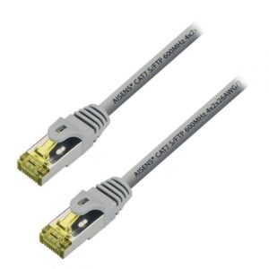 Cable de Red RJ45 S/FTP Aisens A146-0333 Cat.7/ 50cm/ Gris 8436574703863 A146-0333 AIS-CAB A146-0333