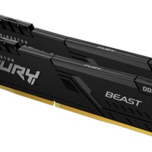 DDR4 KINGSTON 2X32GB 3200 FURY BEAST NEGRO 0740617319804 KF432C16BBK2/64