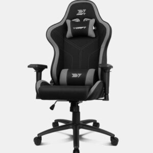 DRIFT DR110BGRAY silla para videojuegos Butaca para jugar Asiento acolchado Negro