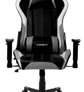 DRIFT DR175 Silla para videojuegos universal Asiento acolchado Negro