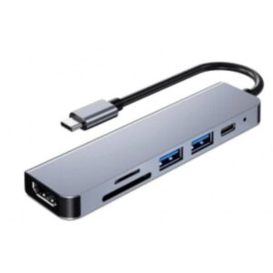 Docking USB Tipo-C 3GO HUB3UCRH4K/ 3xUSB/ 1xUSB Tipo-C/ 1xHDMI/ 1xLector tarjetas/ Gris 8436531550400 HUB3UCRH4K 3GO-HUB HUB3UCRH4K