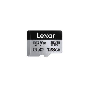 LEXAR 128GB LEXAR HIGH-PERFORMANCE SILVER PLUS MICROSDXC UHS-I