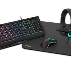 PACK KROM 4 EN 1 RGB KENYA GAMING COMBO 8436587973895 NXKROMKENYA