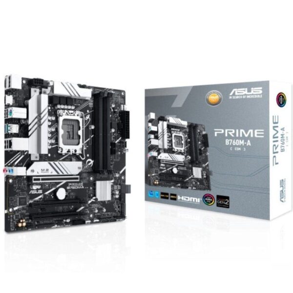 Placa Base Asus PRIME B760M-A-CSM Socket 1700/ Micro ATX 4711387140710 90MB1EK0-M1EAYC ASU-PB PRIME B760M-A-CSM V2