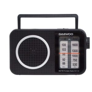 Radio Portátil Daewoo DW1124/ Negra 8436533798435 DW1124 DAE-RADIO DW1124