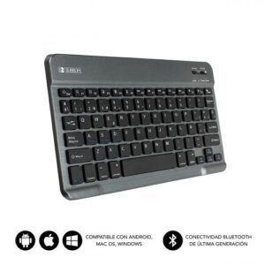 SUBBLIM Teclado Bluetooth Smart BT Keyboard Grey 8436586740573 | P/N: SUB-KBT-SM0002 | Ref. Artículo: 1331919