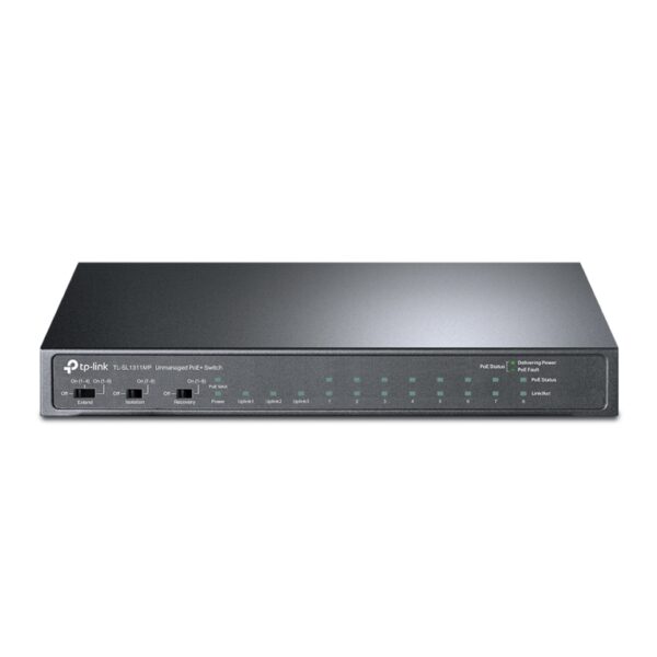 SWITCH TP-LINK 8 PORT 10/100 y 3 PORT POE+ 6935364006259 TL-SL1311MP