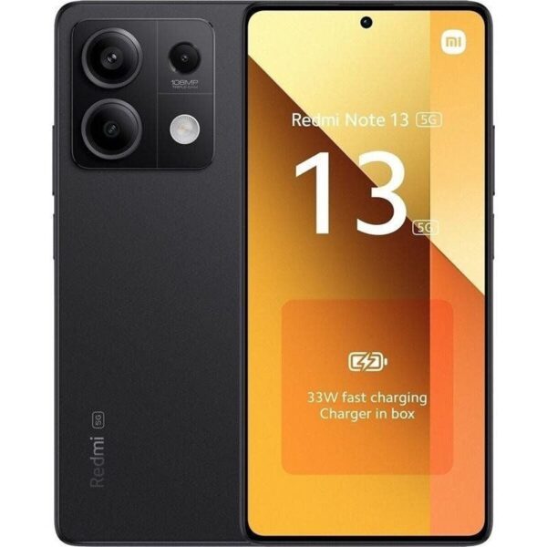 Smartphone Xiaomi Redmi Note 13 NFC 6GB/ 128GB/ 6.67"/ 5G/ Negro 6941812755211 MZB0FPBEU XIA-SP NOTE13 5G 6-128 BK