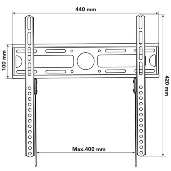 Soporte de Pared Nox Lite Wall Stand para Monitores y TV de 23-55"/ hasta 35kg - Imagen 4