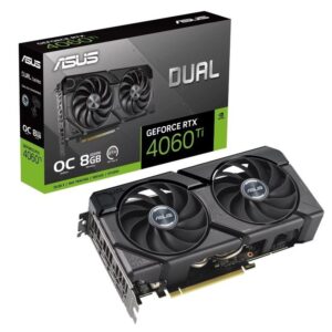 Tarjeta Gráfica Asus Dual GeForce RTX 4060 Ti EVO OC Edition/ 8GB GDDR6 4711387459232 90YV0J49-M0NA00 ASU-GF RTX4060TI EVO OC 8G