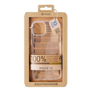 3663111157574 | P/N: MCCRS0158 | Cod. Artículo: DSP0000023426 Funda muvit recycletek para apple iphone 13 transparente