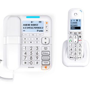 3700601423303 ATL1423303 ALCATEL TELEFONO DEC XL785 COMBO WHITE