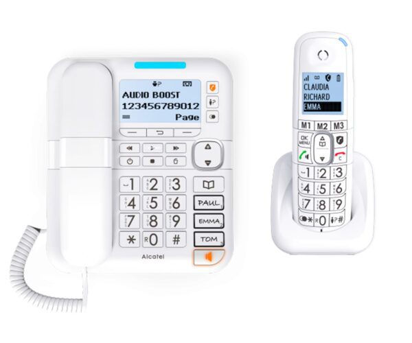 3700601423303 ATL1423303 ALCATEL TELEFONO DEC XL785 COMBO WHITE