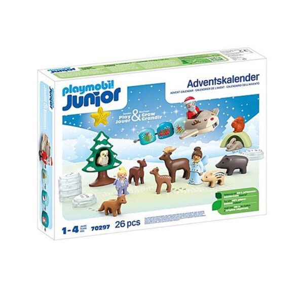 4008789702975 | P/N: 70297 | Cod. Artículo: MGS0000023139 Playmobil junior: calendario de adviento navidad en la nieve