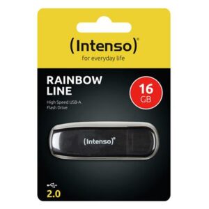 4034303010011 3502470 PEN DRIVE 16GB INTENSO RAINBOW LINE 2.0