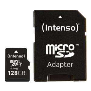 4034303019892 | P/N: 3423491 | Cod. Artículo: DSP0000008208 Tarjeta micro sd intenso 128gb uhs - i cl10 + adaptador sd