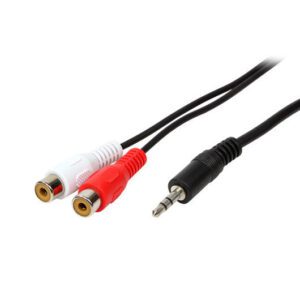 4052792008814 CABLE AUDIO 1xJACK 3.5M A 2xRCA H LOGILINK 0.2M CA1047 A0013970 Logilink Cables CA1047