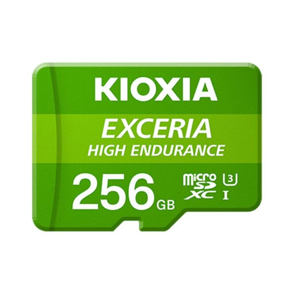 4582563851177 | P/N: LMHE1G256GG2 | Cod. Artículo: DSP0000002620 Tarjeta micro sd kioxia 256gb exceria high endurance uhs - i c10 r98 con adaptador