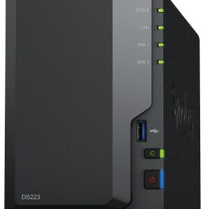 4711174724772 | P/N: DS223 | Cod. Artículo: MGS0000015321 Servidor nas synology disk station ds223 2bay 1.7 ghz qc 2gb ddr 4 1 x gbe 3x usb 3.2