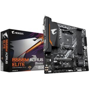 4719331809546 | P/N: GAB55MAEL | Cod. Artículo: DSP0000002715 Placa base gigabyte b550m aorus elite am4 m - atx -  4x ddr4 -  4x sata 6gb - s -  4x usb 3.2 -  4x usb 2.0 gab55mael