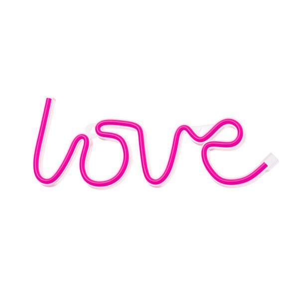 Lampara forever neon led love pink - Imagen 6