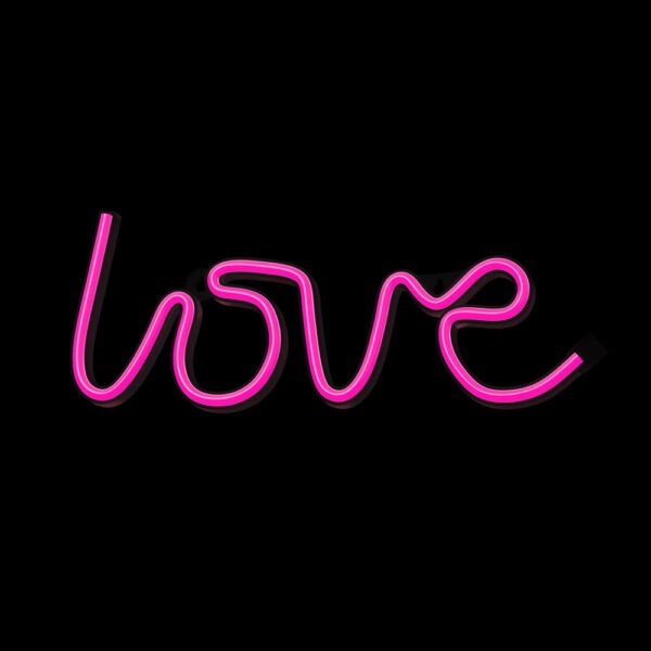 Lampara forever neon led love pink - Imagen 7