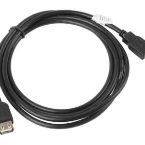 5901969413748 | P/N: CA-USBE-10CC-0018-BK | Cod. Artículo: DSP0000001118 Cable alargador lanberg usb 2.0 macho hembra 1.8m negro