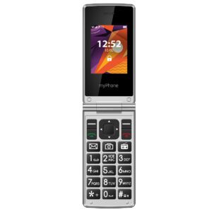 5902983617280 | P/N: TEL000763 | Cod. Artículo: DSP0000013601 Telefono movil myphone tango lte black - silver -  2.4pulgadas -  2mpx -  4g - negro y plateado