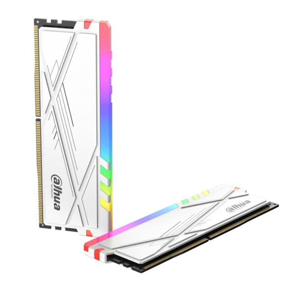 Memoria ram 3600mhz dahua c600 rgb 2x16gb 32gb blanco - Imagen 3