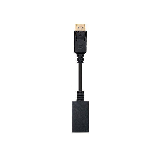 8433281005570 | P/N: 10.16.0502 | Cod. Artículo: DSP0000005913 Adaptador displayport a hdmi nanocable macho - hembra 15cm negro