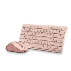 8435430625455 | P/N: FANTASYKITPINK | Cod. Artículo: DSP0000026324 Kit teclado + mouse raton ngs fantasy kit rosa wireless inalambrico