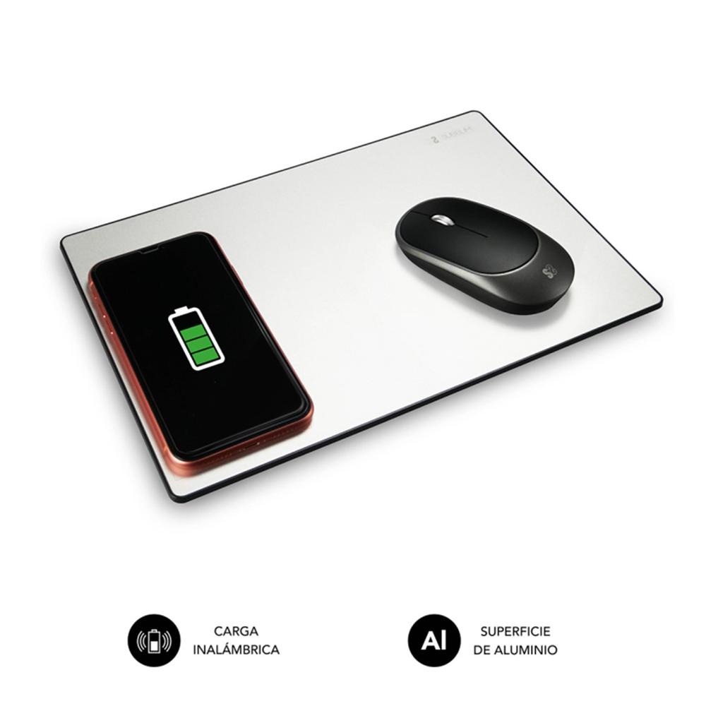 8436586740474 | P/N: SUB-MP-10WAL01 | Cod. Artículo: DSP0000021693 Alfombrilla cargador subblim mousepad wireless charger 10w