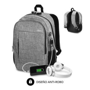 8436586741167 | P/N: SUB-BP-1UL0001 | Cod. Artículo: DSP0000021652 Mochila subblim urban lock para portatil 16pulgadas gris