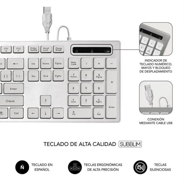 Teclado subblim subkbc - 0eke20 - Imagen 3