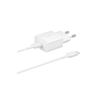 8806092709904 | P/N: EP-T1510XWEGEU | Cod. Artículo: MGS0000015634 Cargador samsung ep - t1510xwegeu usb - c 15w + cable usb - c blanco