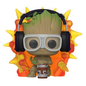 889698706537 | P/N: 70653 | Cod. Artículo: MGS0000015041 Funko pop marvel guardianes de la galaxia groot con detonador 70653